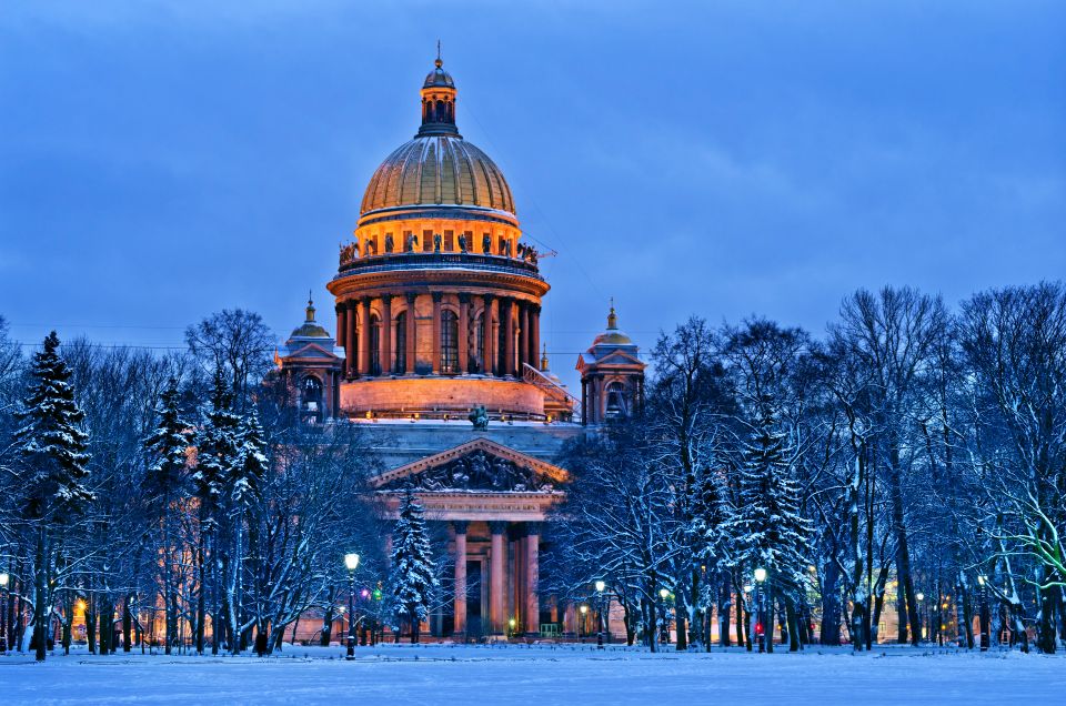 San Petersburgo nevado